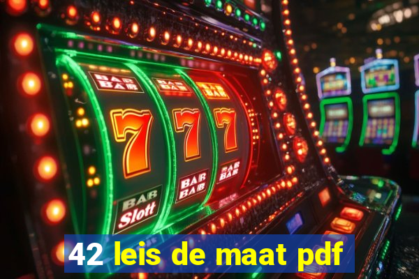 42 leis de maat pdf